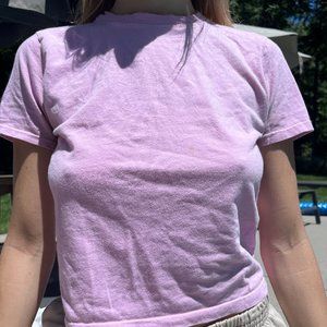 Brandy Melville Pink Mini T-Shirt